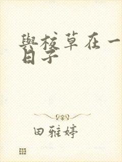 与校草在一起的日子