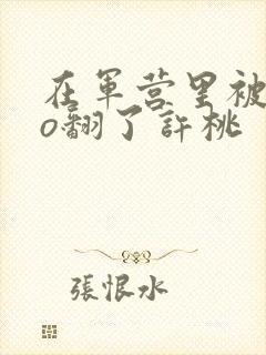 在军营里被cao翻了许桃