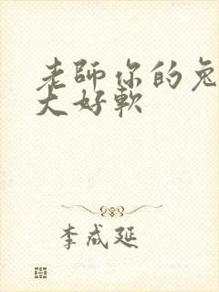 老师你的兔子好大好软