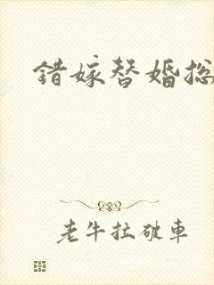 错嫁替婚总裁封面