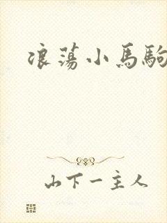 浪荡小马驹