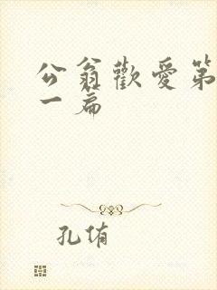 公翁欢爱第三十一篇