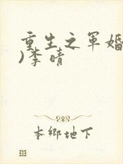 重生之军婚(h)李晴