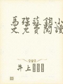 马强苏钥小说全文免费阅读最新章节