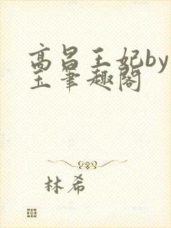 高昌王妃by黛玉笔趣阁