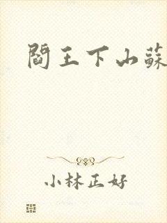 阎王下山苏文封面