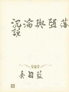 沉沦与堕落的小说