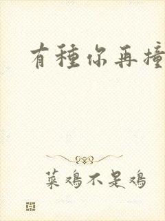 有种你再撞一下