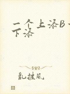 一个上添B一个下添