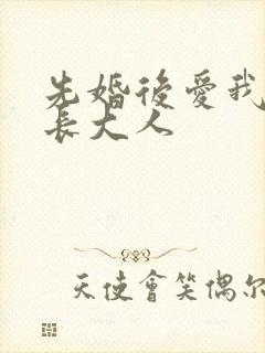 先婚后爱我的市长大人