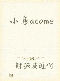 小鸟acome