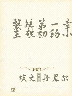 系统第一章给宿主破初的小说