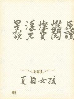 星汉灿烂原著小说免费阅读