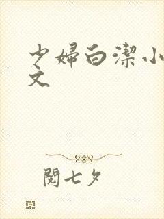 少妇白洁小说全文