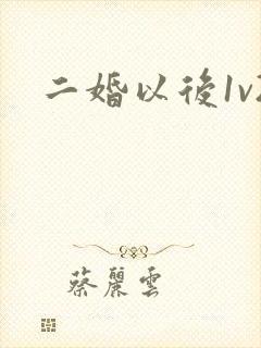 二婚以后1v2封面