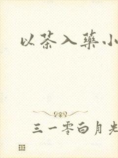 以茶入药小说封面