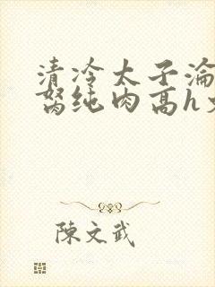清冷太子沦为禁胬纯肉高h文