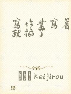 写作业写着写着就插了