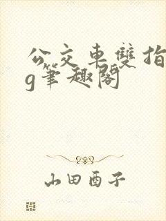 公交车双指探洞g笔趣阁