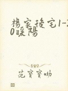 杨家后宅1-20暖阳