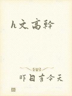 h文高干封面