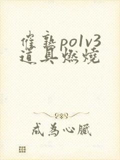 催熟po1v3道具燃烧