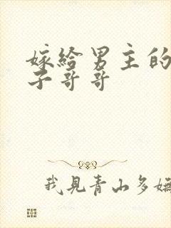 嫁给男主的病秧子哥哥