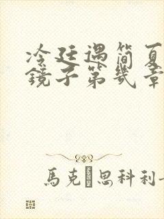 冷廷遇简夏对着镜子第几章
