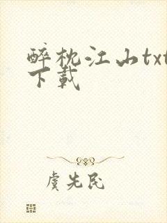 醉枕江山txt下载封面