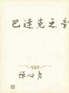 巴达克之章封面