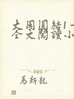 大团圆结1一6全文阅读小说