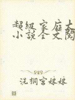 超级家庭大杂烩小说全文阅读