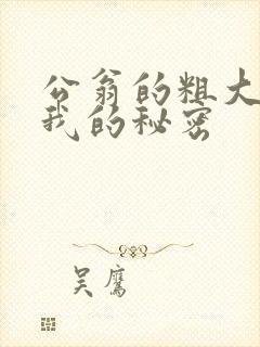 公翁的粗大放进我的秘密