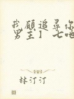 我愿追寻你【双男主】 七吔