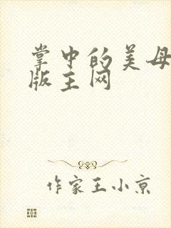 掌中的美母第一版主网