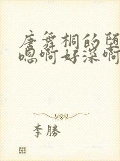 唐舞桐的堕落H嗯啊好深啊封面