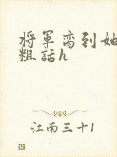 将军脔到她哭h粗话h封面