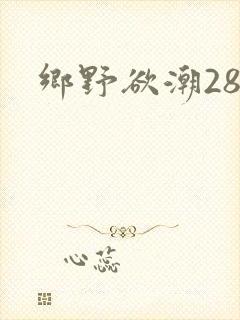 乡野欲潮28章
