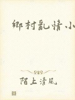 乡村乱情小说