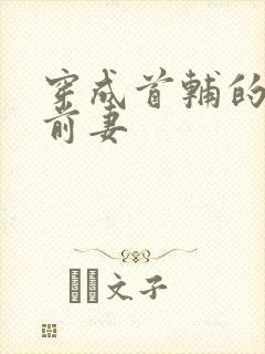 穿成首辅的炮灰前妻