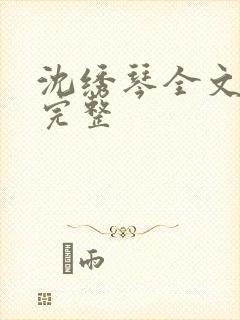 沈绣琴全文阅读完整