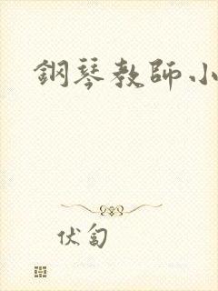 钢琴教师小说封面