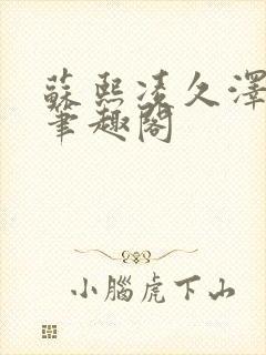 苏熙凌久泽顶点笔趣阁封面