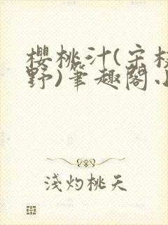 樱桃汁(宋枝江野)笔趣阁小说