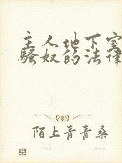 主人地下室惩罚骚奴的法律后果