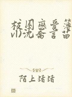 校园恋爱簿(lvl)沈乔言苗