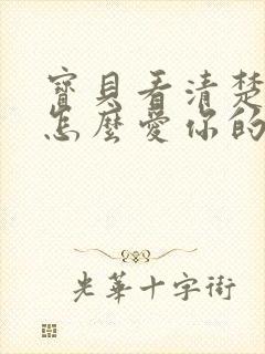 宝贝看清楚我是怎么爱你的小说