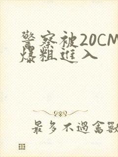 警察被20CM爆粗进入