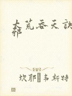 太荒吞天诀柳无邪