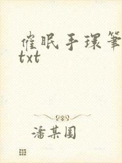 催眠手环笔趣阁txt